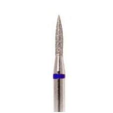 Deimantinis frezos antgalis Aštrus Cilindras 245-025, vidutinis grit., mėlynas 2,5mm