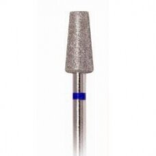 Deimantinis frezos antgalis Konuso formos 168-050, vidutinio grit., mėlynas, 5,5mm
