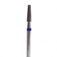 Deimantinis frezos antgalis Pusapvalis Konusas, 194-029, vidutinis grit., mėlynas, 2,9mm