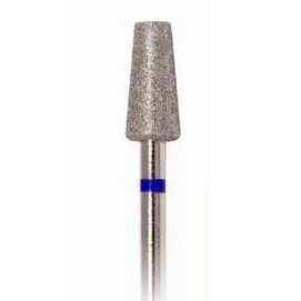 Deimantinis frezos antgalis Konuso formos 168-040, vidutinio grit., mėlynas, 4,4mm