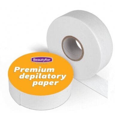 Popieriaus depiliacijai ritinys Premium su perforacija kas 20 cm, rulone 7 cm x 100 m