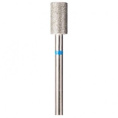 Deimantinis frezos antgalis Cilindro formos, 107-023 mėlynas. 2,3mm, vidutinis gritumas
