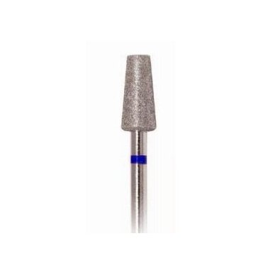 Deimantinis frezos antgalis Konuso formos 168-025, vidutinio grit., mėlynas, 2,5mm