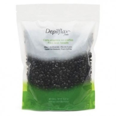 Depilflax vaškas granulėse Negra Elástica, juodos sp., 1000gr