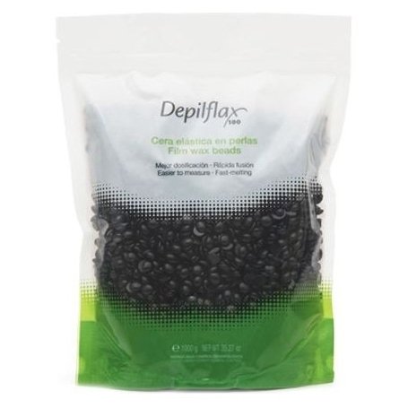 Depilflax vaškas granulėse Negra Elástica, juodos spalvos., 1000gr Depilflax vaškas granulėse Negra Elástica, juodos spalvos., 1000gr