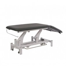 Elektrinis fizioterapijos, masažo stalas Weelko Torac, 2 dalių, 1 variklis, pilkos sp.