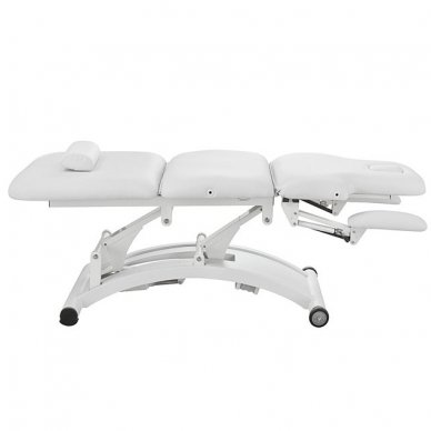 Elektrinis masažo stalas Weelko Sphen, 3 varikliai, baltos sp. 2