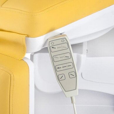 Elektrinis pedikiūro-kosmetologinis krėslas Mazaro BR-6672, geltonas