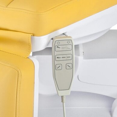 Elektrinis pedikiūro-kosmetologinis krėslas Mazaro BR-6672B, geltonas