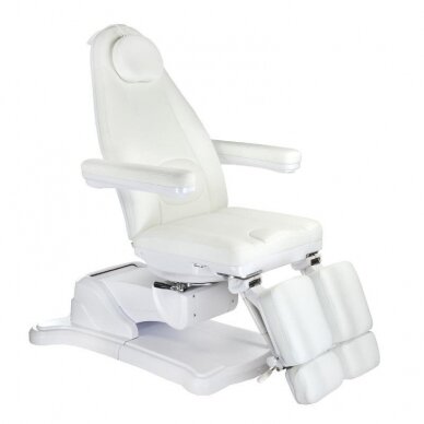 Elektrinis pedikiūro-kosmetologinis krėslas Mazaro BR-6672C, baltas