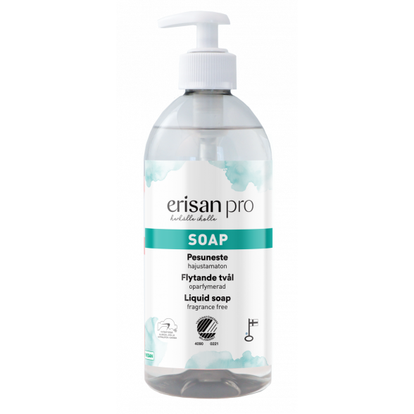 Erisan rankų muilas 500ml (Kiilto) Erisan rankų muilas 500ml (Kiilto)