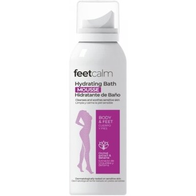 Feetcalm kūno ir pėdų putos-prausiklis Hydrating Bath Mousse FC0016, 125 ml