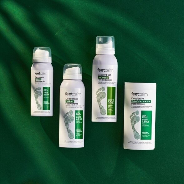 Feetcalm Putos pėdoms Sweaty Feet Mousse FC0011, nuo prakaitavimo, 125 ml 2 Feetcalm Putos pėdoms Sweaty Feet Mousse FC0011, nuo prakaitavimo, 125 ml 2