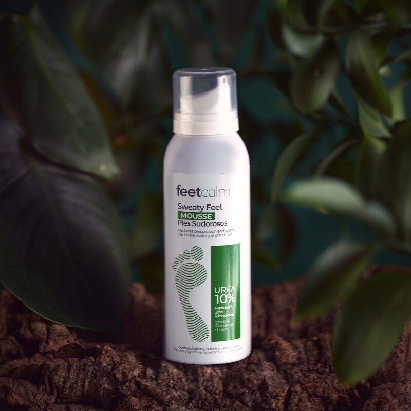 Feetcalm Putos pėdoms Sweaty Feet Mousse FC0011, nuo prakaitavimo, 125 ml 1 Feetcalm Putos pėdoms Sweaty Feet Mousse FC0011, nuo prakaitavimo, 125 ml 1