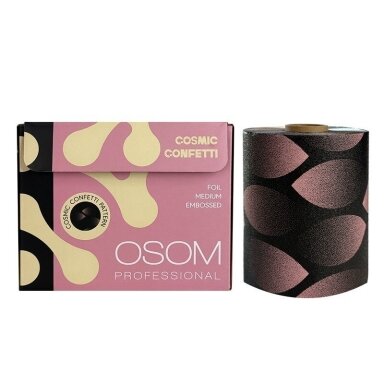 Hair coloring foil OSOM Cosmic Confetti rough, 120 mm x 100 m