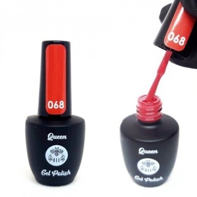 Gelinis nagų lakas Queen Bee Gel Polish, 068, 9ml