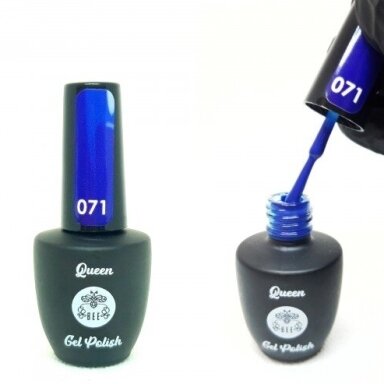 Gelinis nagų lakas Queen Bee Gel Polish, 071, 9ml Gelinis nagų lakas Queen Bee Gel Polish, 071, 9ml