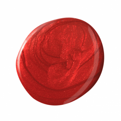 Gelinis nagų lakas Kinetics Shield Gel Polish Iron RED 489, 15ml (A) 1