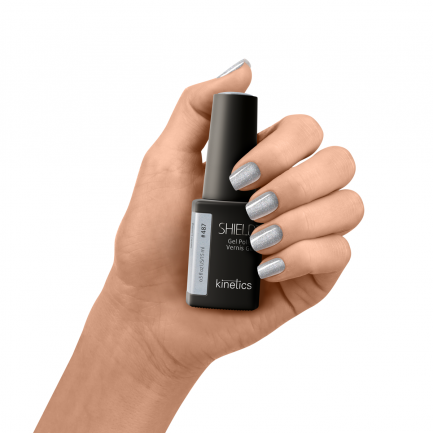 Gelinis nagų lakas Kinetics Shield Gel Polish #487 SILVER LINING, 15ml (A) 1 Gelinis nagų lakas Kinetics Shield Gel Polish #487 SILVER LINING, 15ml (A) 1