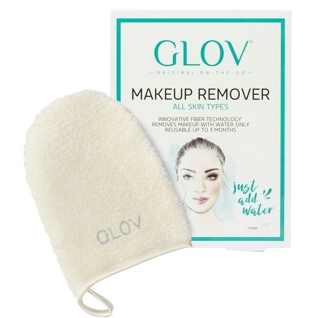 GLOV ON THE GO MAKEUP CLEANING GLOVE IVORY 1 PC. GLOV ON THE GO MAKEUP CLEANING GLOVE IVORY 1 PC.