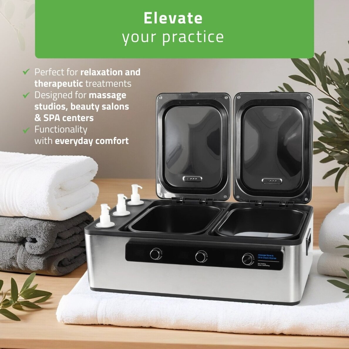 HABYS multifunctional massage stone and massage oil heater 2 HABYS multifunctional massage stone and massage oil heater 2