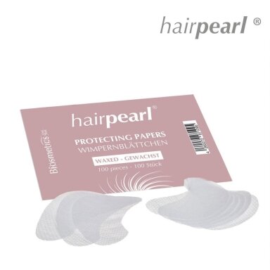 Hairpearl waxed eye protection papers, 100 pcs.