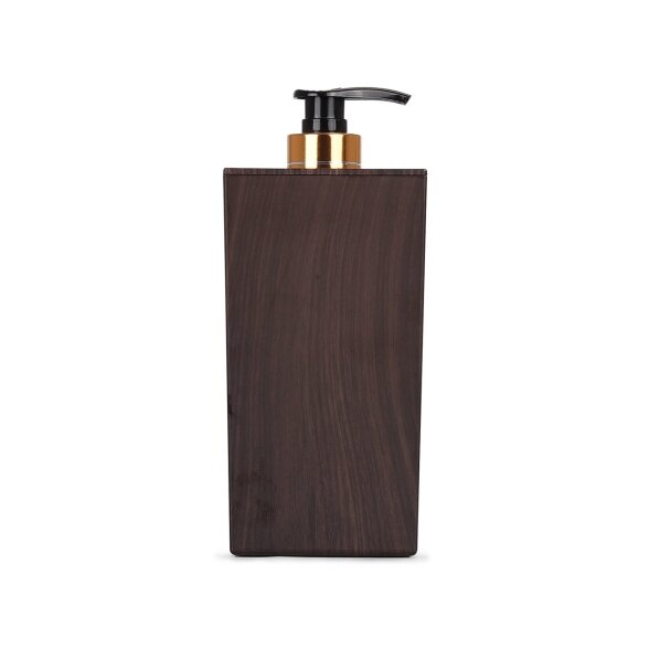 Habys oil heater with 300 ml PE bottle, dark brown