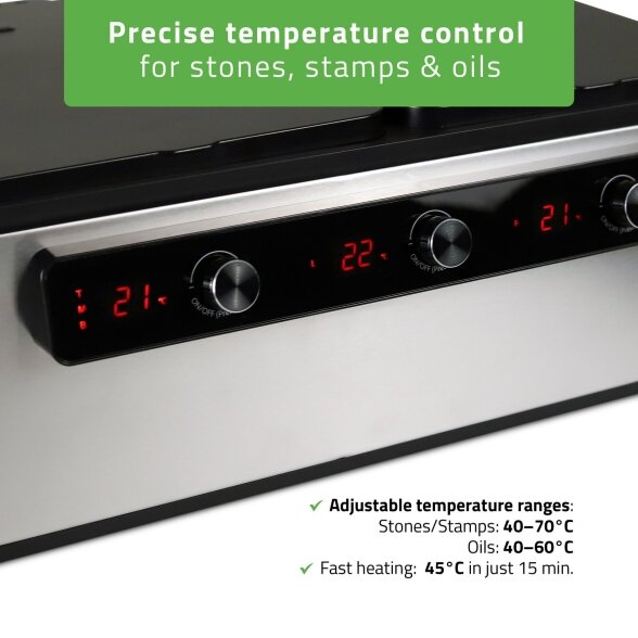 HABYS multifunctional massage stone and massage oil heater 7