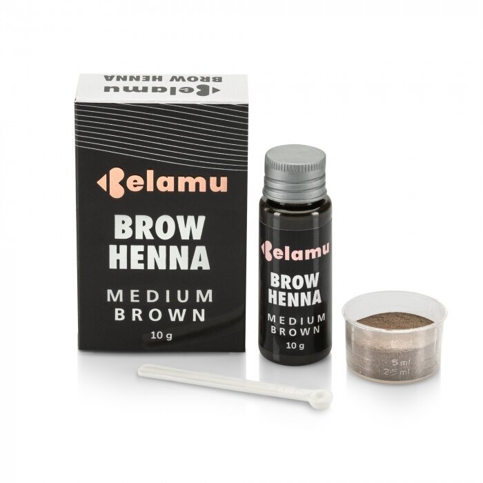 HENNA antakių dažai, 10g VIDUTINIO TAMS. RUDA HENNA antakių dažai, 10g VIDUTINIO TAMS. RUDA