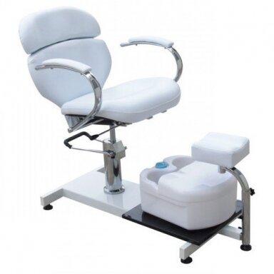 Hidraulinė pedikiūro kėdė su vonele SPA-100A, baltos sp. Hidraulinė pedikiūro kėdė su vonele SPA-100A, baltos sp.