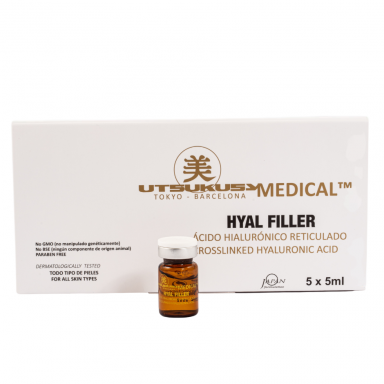 UTSUKUSY COCKTAIL serumas HYAL FILLER , 5x5ml UTSUKUSY COCKTAIL serumas HYAL FILLER , 5x5ml