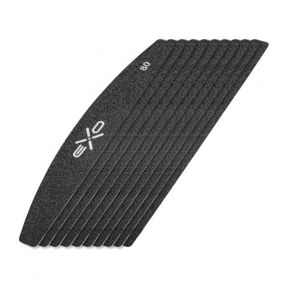 EXO replacement nail file abrasives 80grit. 10 pcs. EXO replacement nail file abrasives 80grit. 10 pcs.