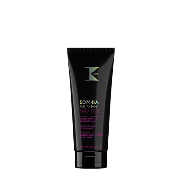 K Time SOMNIA COLOR CODE ANTI YELLOWING plaukų kaukė, 200ml K Time SOMNIA COLOR CODE ANTI YELLOWING plaukų kaukė, 200ml
