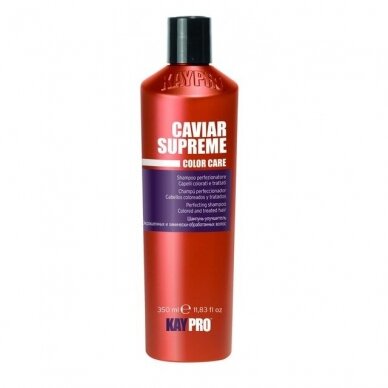 KAY PRO CAVIAR SUPREME šampūnas su ikrais dažytiems ir nualintiems plaukams, 350 ml