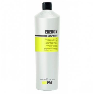 KAY PRO ENERGY Scalp care šampūnas silpniems, ploniems plaukams, 350 ml