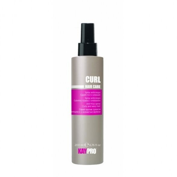 KAY PRO CURL šiaušimąsi kontroliuojanti priemonė garbanotiems, banguotiems plaukams, 200 ml KAY PRO CURL šiaušimąsi kontroliuojanti priemonė garbanotiems, banguotiems plaukams, 200 ml