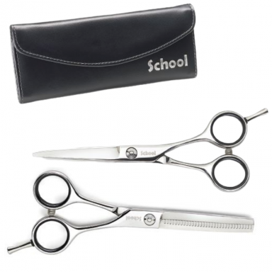 Kiepe Professional kirpimo žirklių rinkinys SCHOOL besimokantiems kirpėjams REGULAR, 14cm