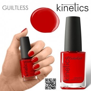 Nagų lakas Kinetics SolarGel #464 Scarlet Letter, 15ml Nagų lakas Kinetics SolarGel #464 Scarlet Letter, 15ml