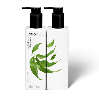 Kinetics rankų ir kūno losjonas GREEN TEA & LEMON, 250ml Kinetics rankų ir kūno losjonas GREEN TEA & LEMON, 250ml