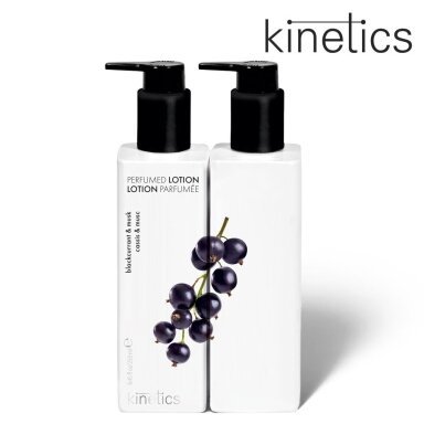 Kinetics rankų losjonas BLACKCURRANT AND MUSK 250ML Kinetics rankų losjonas BLACKCURRANT AND MUSK 250ML