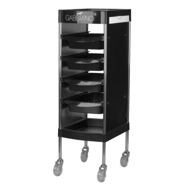 Hair salon trolley GABBIANO FX11F BLACK Hair salon trolley GABBIANO FX11F BLACK
