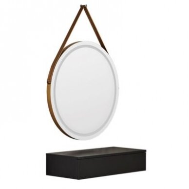 Kirpyklos veidrodis su lentynėle HOLLY
