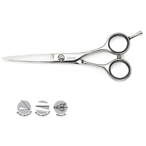 Kiepe Professional kirpimo žirklių rinkinys SCHOOL besimokantiems kirpėjams REGULAR, 14cm 1