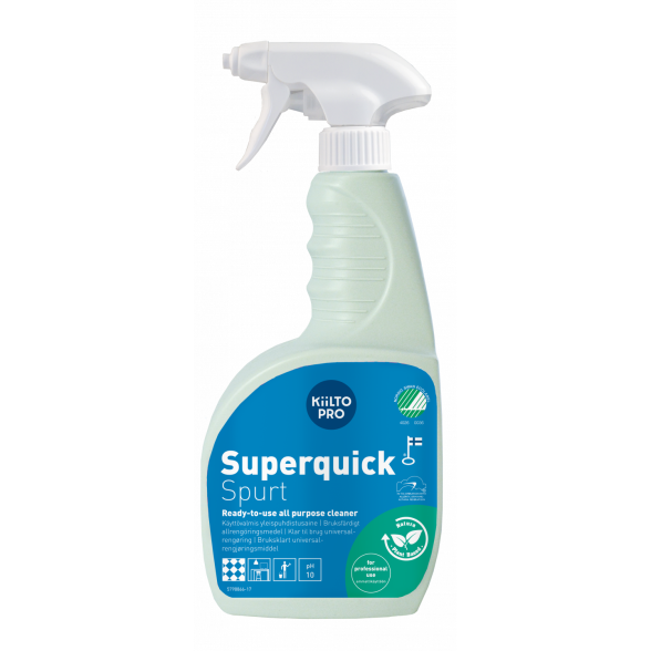 Kiilto Pro Superquick Spurt universalus valiklis 750ml Kiilto Pro Superquick Spurt universalus valiklis 750ml
