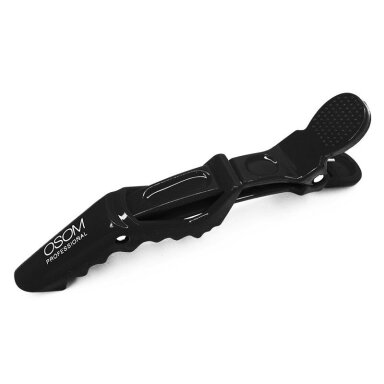 Klipsai plaukams Osom Professional Hair Clip, juodos spalvos, 10 vnt. Klipsai plaukams Osom Professional Hair Clip, juodos spalvos, 10 vnt.