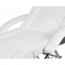 Kosmetologinis mechaninis krėslas - lova Weelko Vomex, baltos sp.