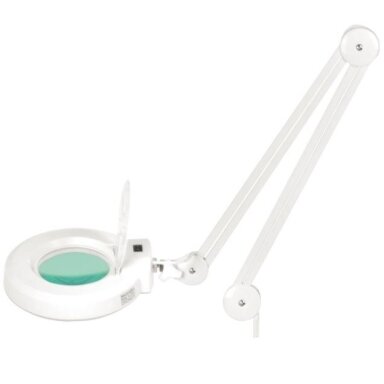 Kosmetologinė lempa LED su lupa ir stovu 115247 Kosmetologinė lempa LED su lupa ir stovu 115247