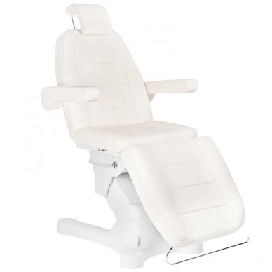 Kosmetologinis elektrinis krėslas-lova A-207 WHITE