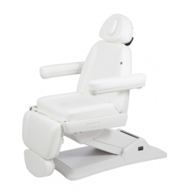 Kosmetologinis elektrinis krėslas - lova Weelko Maxi, baltos sp.