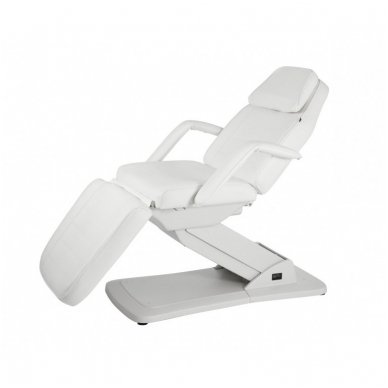 Kosmetologinis elektrinis krėslas - lova Weelko Ster, baltos sp.